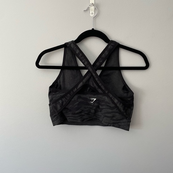 GYMSHARK Camo Sports Bra - Picture 5 of 6
